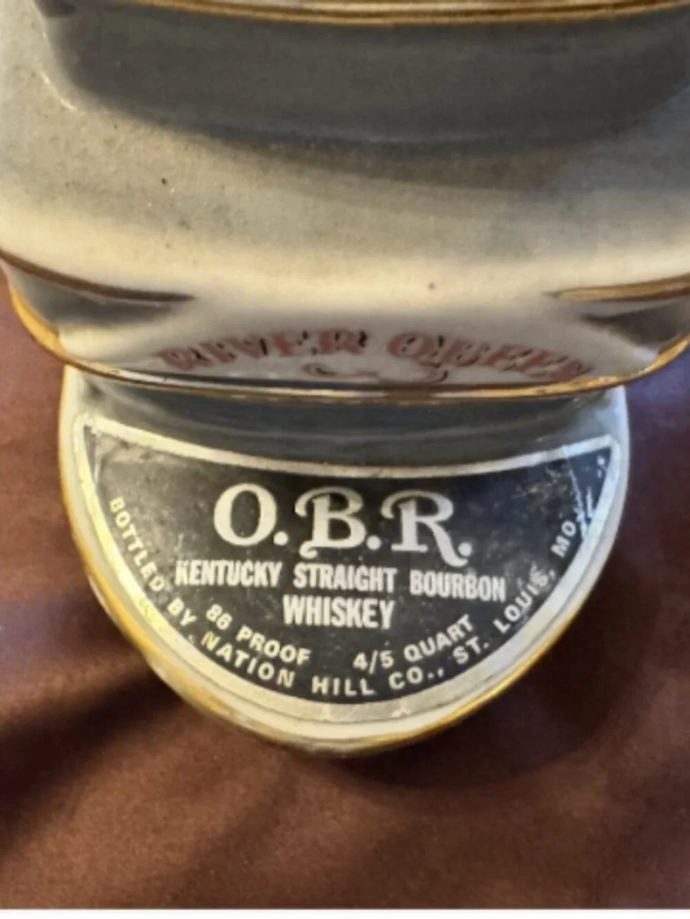 Vintage 1968 River Queen Riverboat Kentucky Decanter. B3